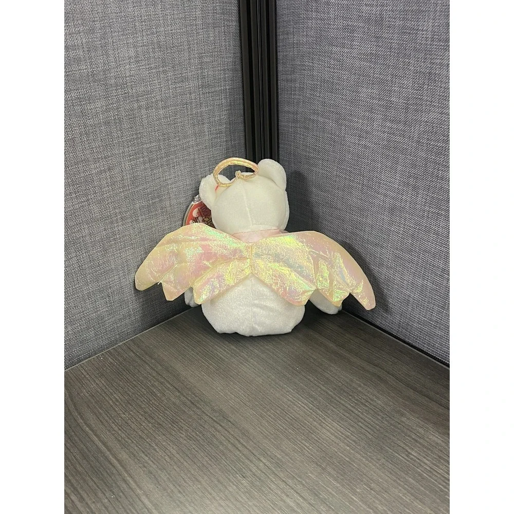 Ty Beanie Baby Halo The Angel Bear‎ Vintage 1998 Brown Nose Tag Free Shipping